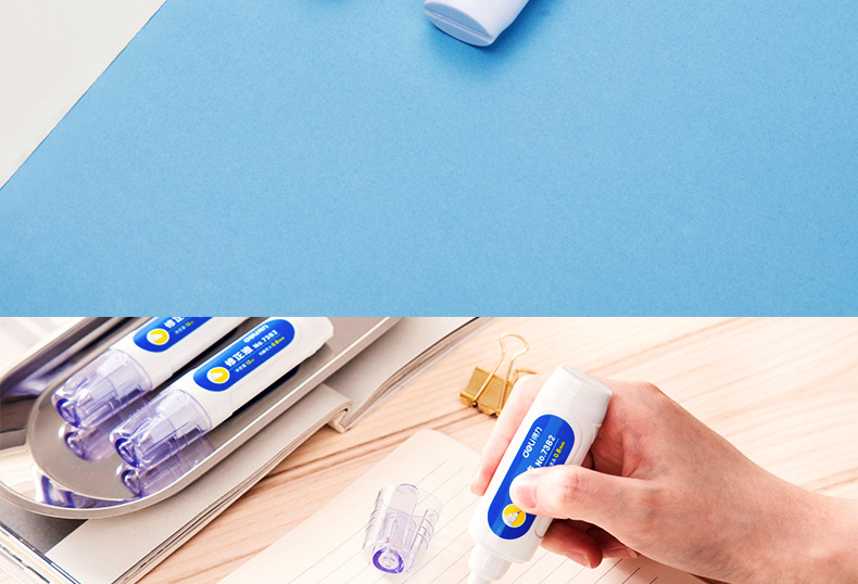 Deli 7382 Correction Correction Correction Correction Fluid Students Use White Seamless Quick-Drying Picture to Change Wholesale Large Capacity Deli 7382 Correction Correction Correction Correction Fluid Students Use White Seamless Quick-Drying Picture to Change Wholesale Large Capacity