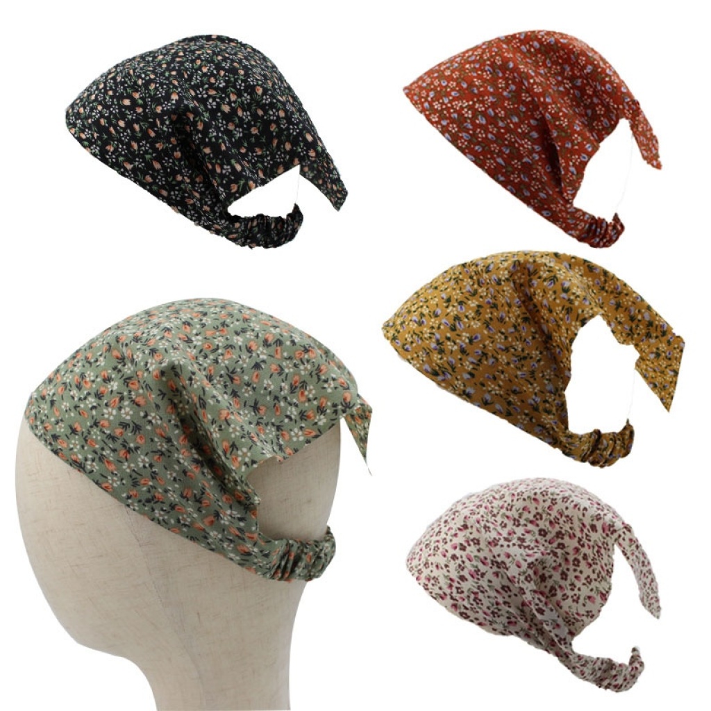 Amazon Hot Sale Printing Triangular Binder Hair Band Bohemian Baotou Elastic Ribbon Female Dustproof Headscarf Wholesale Amazon Hot Sale Printing Triangular Binder Hair Band Bohemian Baotou Elastic Ribbon Female Dustproof Headscarf Wholesale