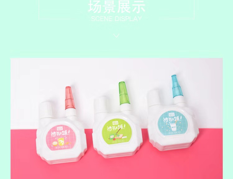 Wholesale Bobao High Quality Correction Fluid Brush Dual-Use Quick-Drying Correction Fluid Environmental Protection Steel Head Correction Fluid Student Stationery