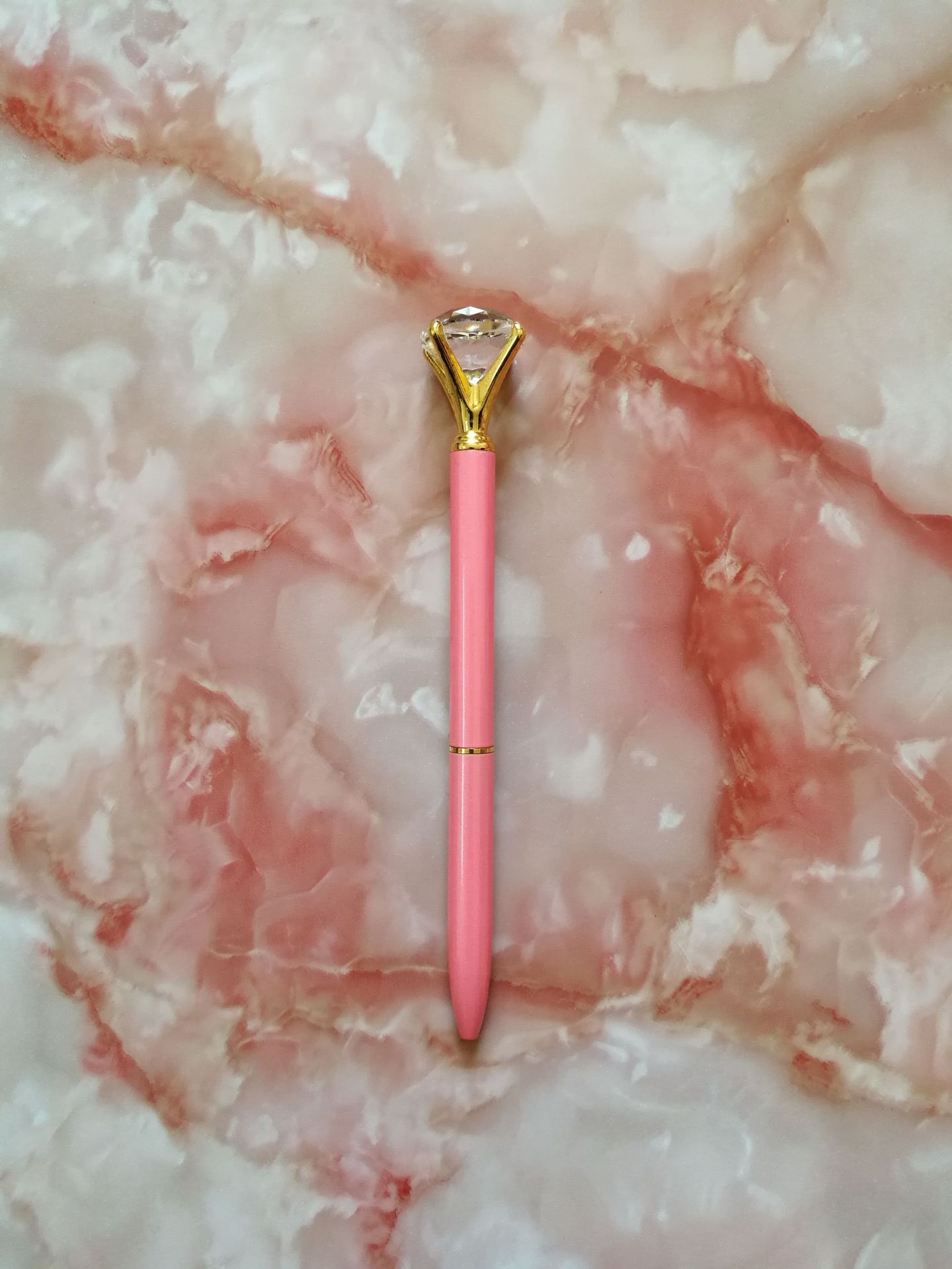 Factory Wholesale Big Diamond Pen Crystal Diamond Pen Business Advertising Gift Pen Creative Rhinestone Pen Metal Ball Point Pen