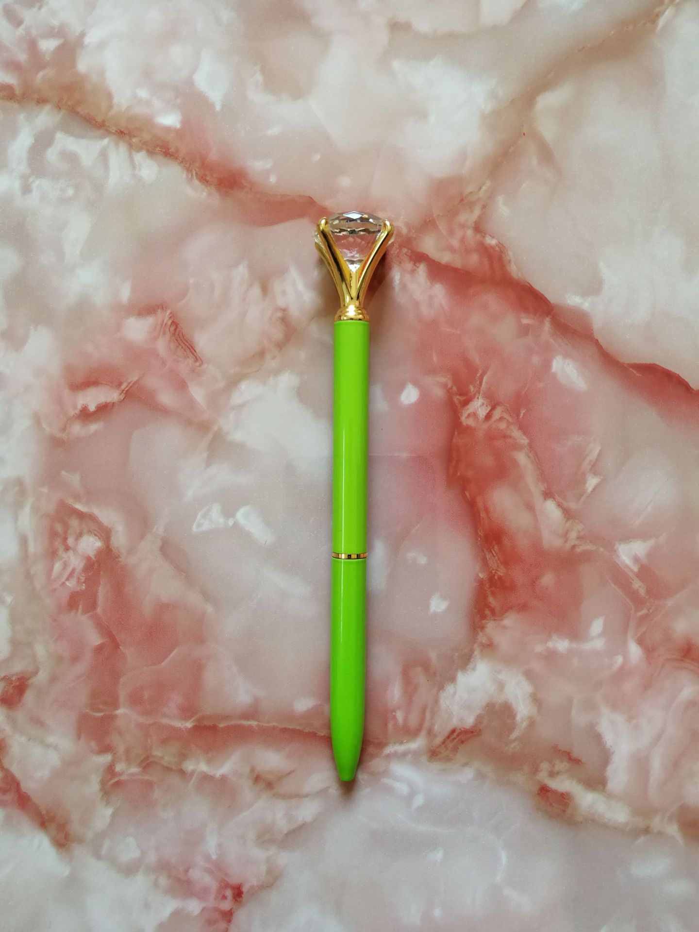 Factory Wholesale Big Diamond Pen Crystal Diamond Pen Business Advertising Gift Pen Creative Rhinestone Pen Metal Ball Point Pen