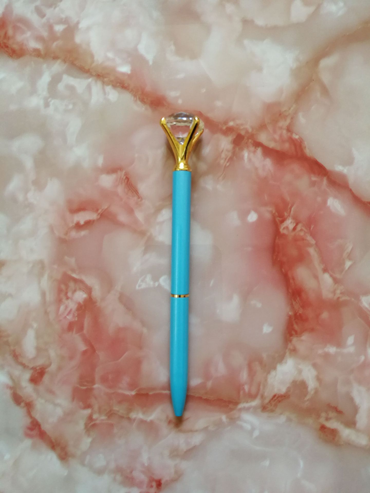 Factory Wholesale Big Diamond Pen Crystal Diamond Pen Business Advertising Gift Pen Creative Rhinestone Pen Metal Ball Point Pen