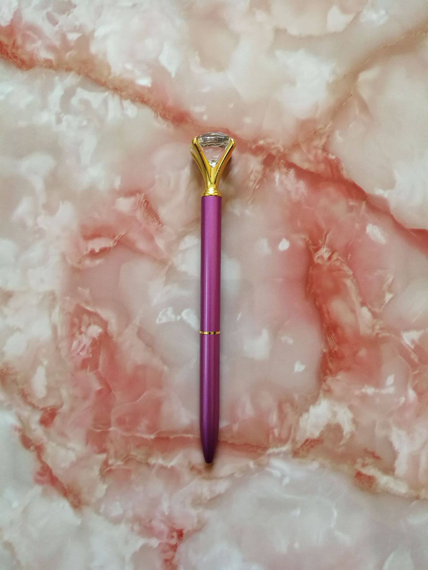 Factory Wholesale Big Diamond Pen Crystal Diamond Pen Business Advertising Gift Pen Creative Rhinestone Pen Metal Ball Point Pen