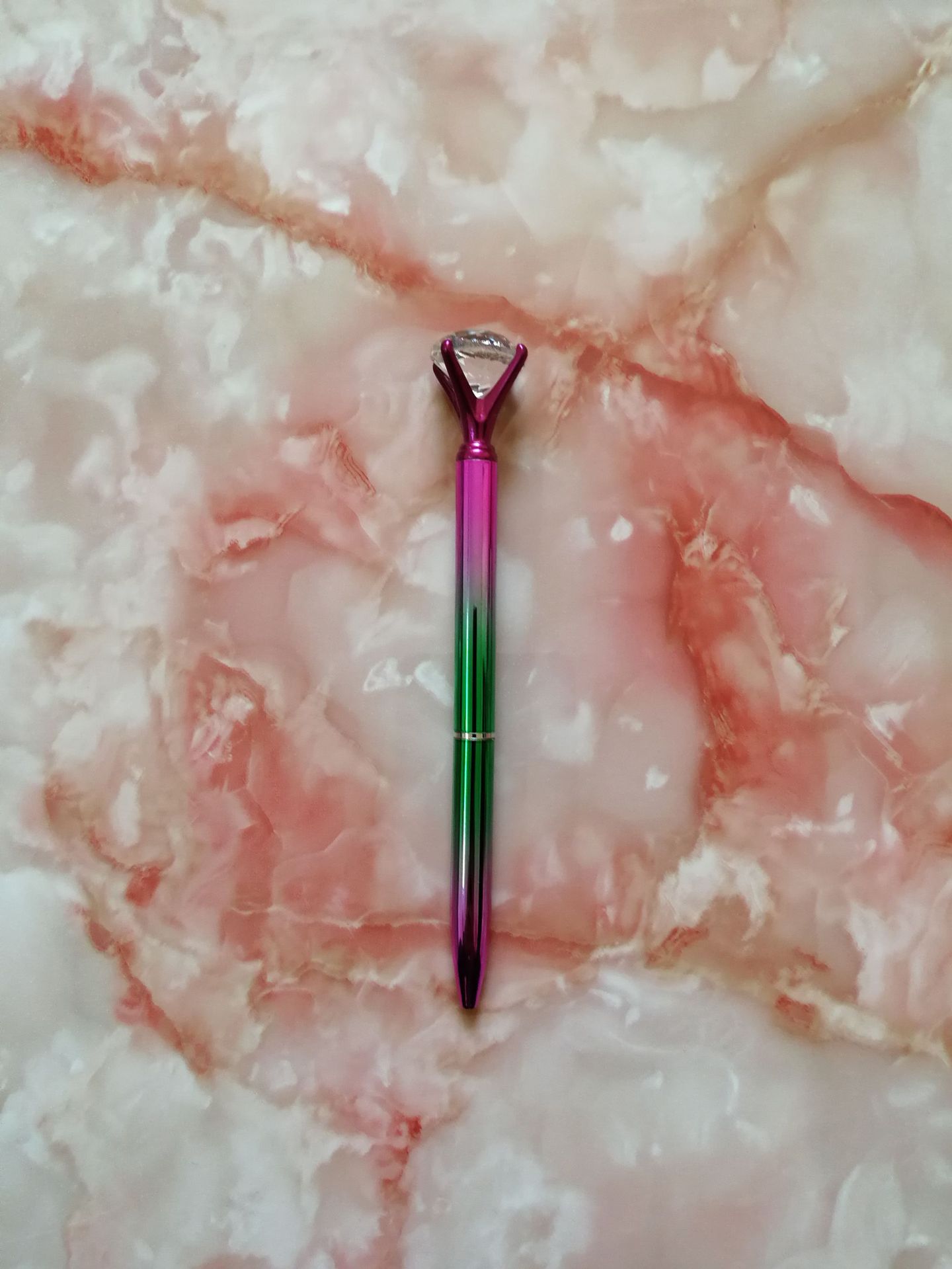 Factory Wholesale Big Diamond Pen Crystal Diamond Pen Business Advertising Gift Pen Creative Rhinestone Pen Metal Ball Point Pen