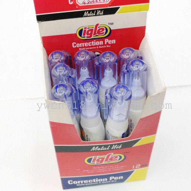Liquid paper correction fluid fix igle authentic stationery metal pen