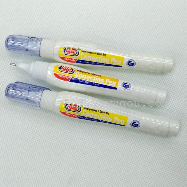 Liquid paper correction fluid fix igle authentic stationery metal pen