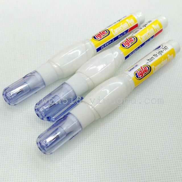 Liquid paper correction fluid fix igle authentic stationery metal pen