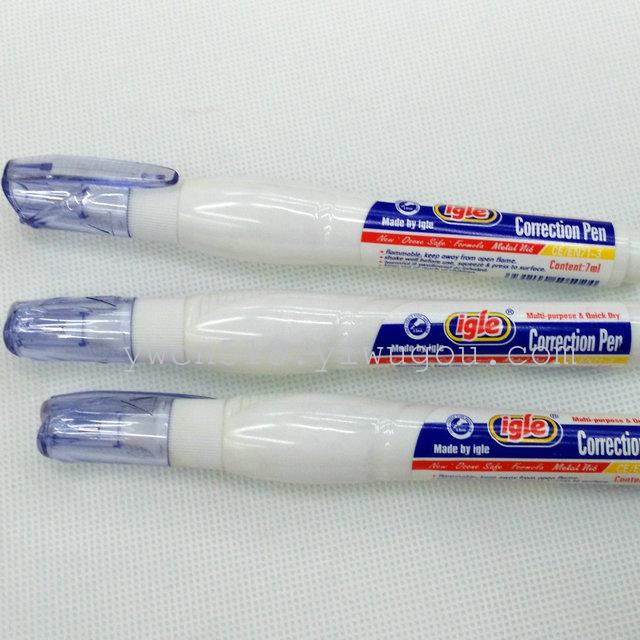 Liquid paper correction fluid fix igle authentic stationery metal pen