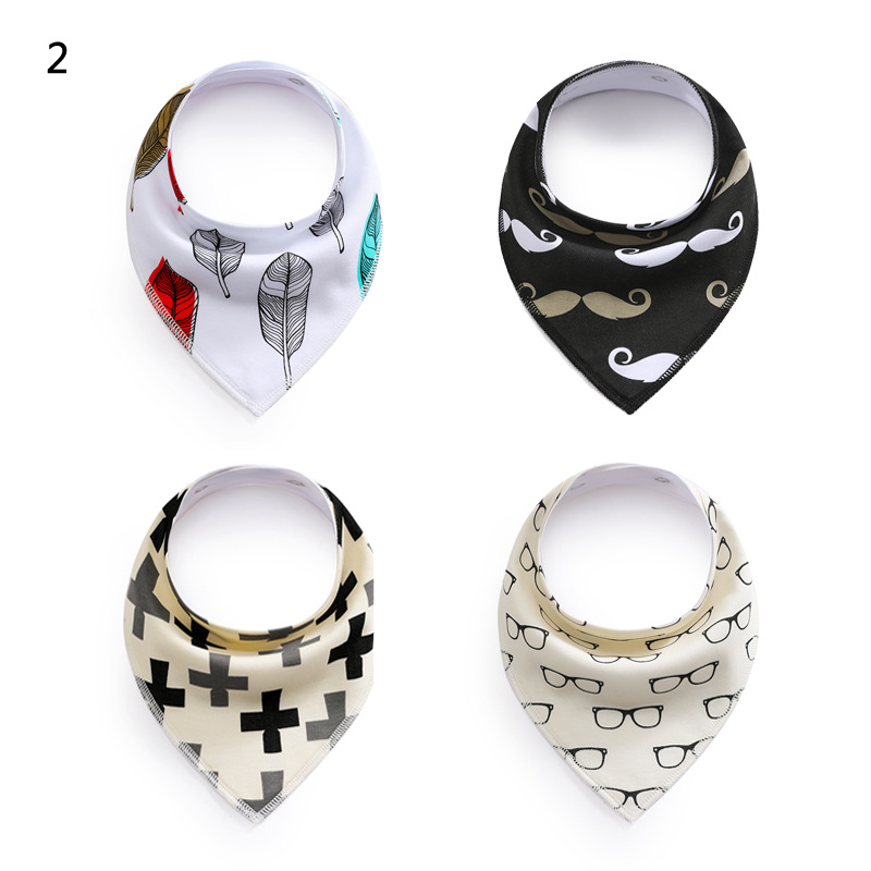 European and American Saliva Towel Children's Bib Baby Bib Fleece Cotton Triangular Binder Maternal and Infant Products European and American Saliva Towel Children's Bib Baby Bib Fleece Cotton Triangular Binder Maternal and Infant Products