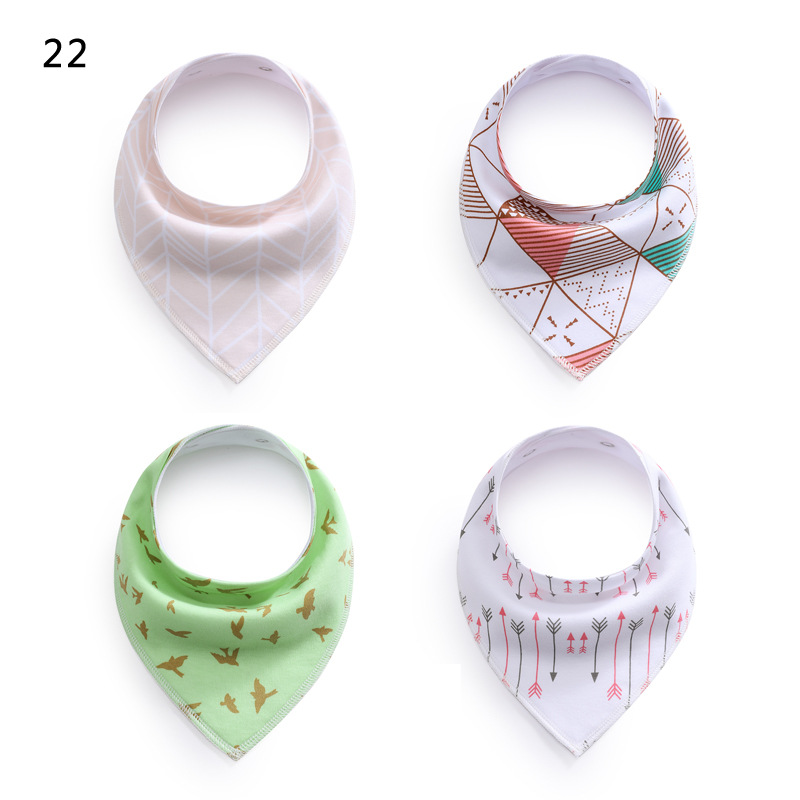 European and American Saliva Towel Children's Bib Baby Bib Fleece Cotton Triangular Binder Maternal and Infant Products European and American Saliva Towel Children's Bib Baby Bib Fleece Cotton Triangular Binder Maternal and Infant Products