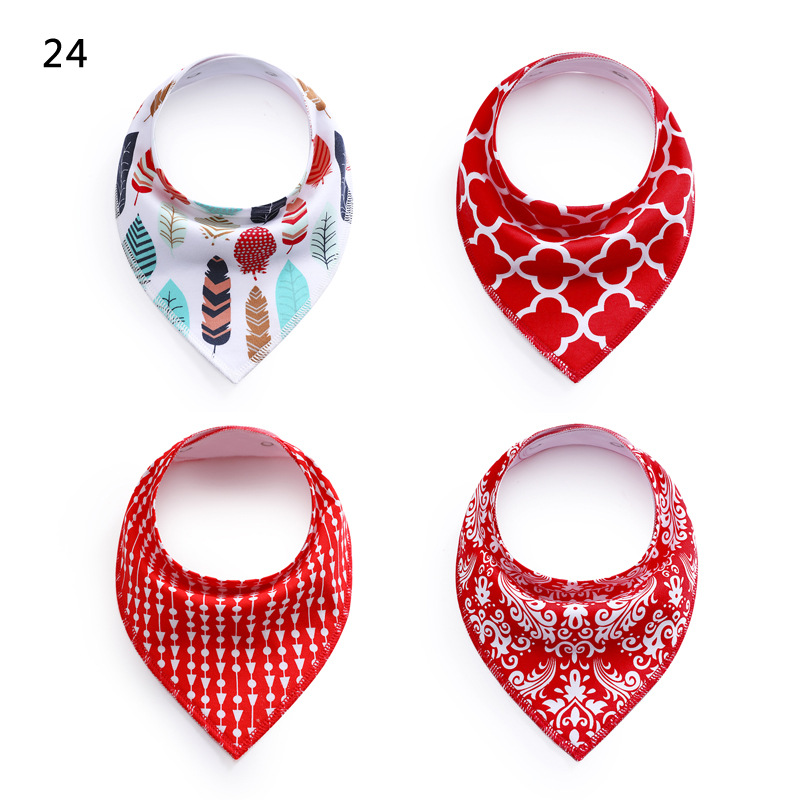 European and American Saliva Towel Children's Bib Baby Bib Fleece Cotton Triangular Binder Maternal and Infant Products European and American Saliva Towel Children's Bib Baby Bib Fleece Cotton Triangular Binder Maternal and Infant Products