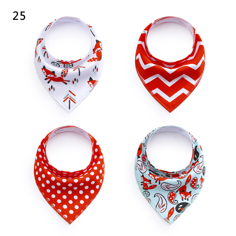European and American Saliva Towel Children's Bib Baby Bib Fleece Cotton Triangular Binder Maternal and Infant Products European and American Saliva Towel Children's Bib Baby Bib Fleece Cotton Triangular Binder Maternal and Infant Products