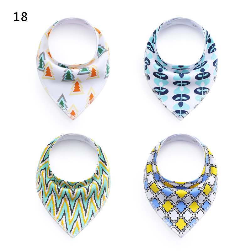 European and American Saliva Towel Children's Bib Baby Bib Fleece Cotton Triangular Binder Maternal and Infant Products European and American Saliva Towel Children's Bib Baby Bib Fleece Cotton Triangular Binder Maternal and Infant Products