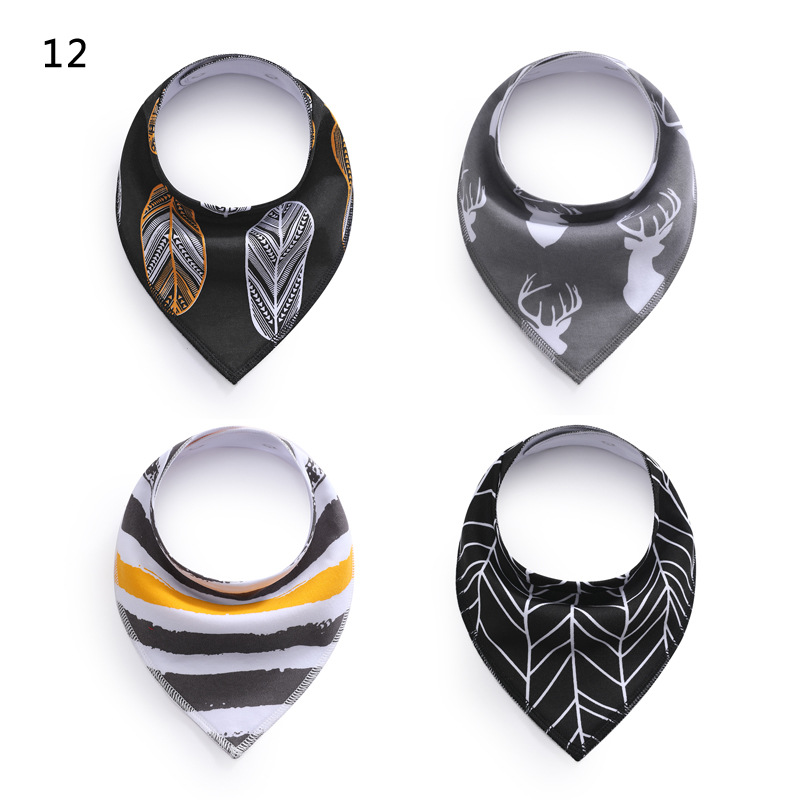European and American Saliva Towel Children's Bib Baby Bib Fleece Cotton Triangular Binder Maternal and Infant Products European and American Saliva Towel Children's Bib Baby Bib Fleece Cotton Triangular Binder Maternal and Infant Products