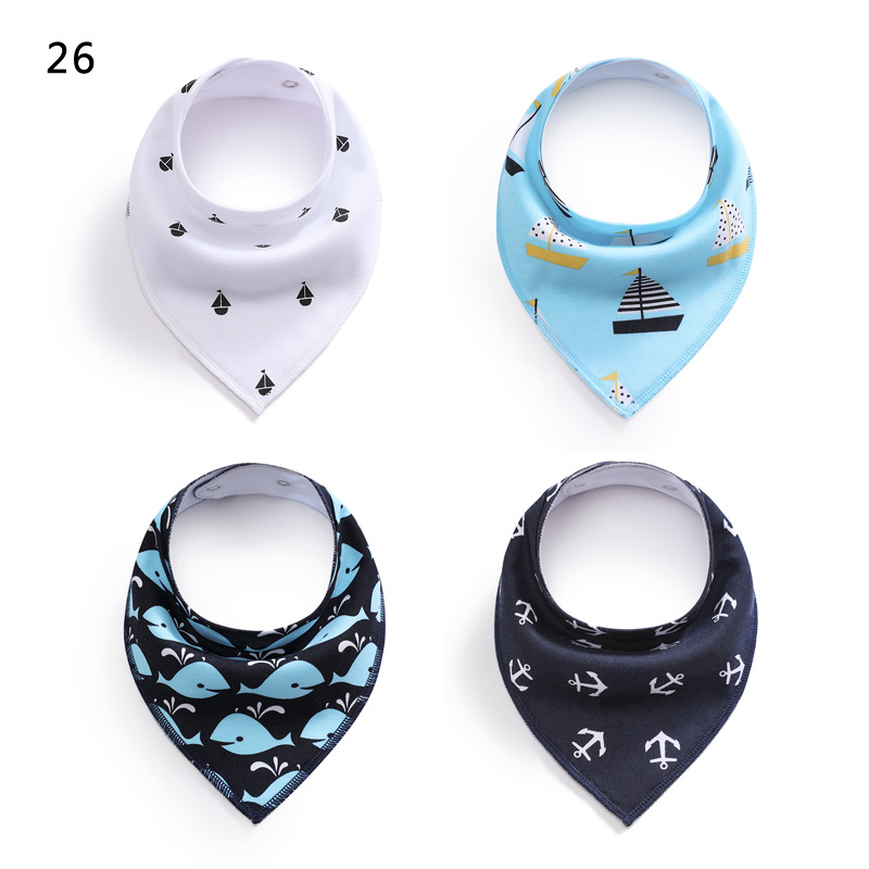 European and American Saliva Towel Children's Bib Baby Bib Fleece Cotton Triangular Binder Maternal and Infant Products European and American Saliva Towel Children's Bib Baby Bib Fleece Cotton Triangular Binder Maternal and Infant Products