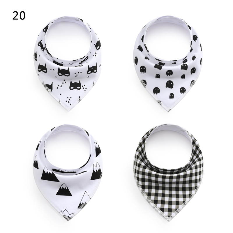 European and American Saliva Towel Children's Bib Baby Bib Fleece Cotton Triangular Binder Maternal and Infant Products European and American Saliva Towel Children's Bib Baby Bib Fleece Cotton Triangular Binder Maternal and Infant Products