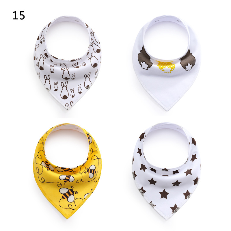 European and American Saliva Towel Children's Bib Baby Bib Fleece Cotton Triangular Binder Maternal and Infant Products European and American Saliva Towel Children's Bib Baby Bib Fleece Cotton Triangular Binder Maternal and Infant Products