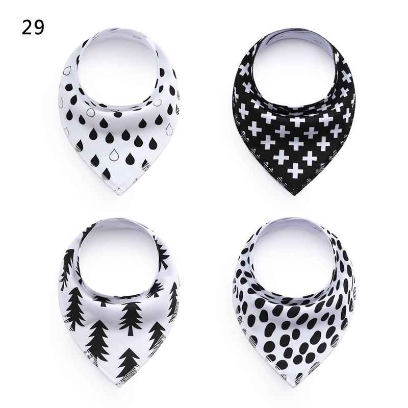 European and American Saliva Towel Children's Bib Baby Bib Fleece Cotton Triangular Binder Maternal and Infant Products European and American Saliva Towel Children's Bib Baby Bib Fleece Cotton Triangular Binder Maternal and Infant Products