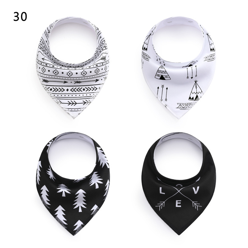 European and American Saliva Towel Children's Bib Baby Bib Fleece Cotton Triangular Binder Maternal and Infant Products European and American Saliva Towel Children's Bib Baby Bib Fleece Cotton Triangular Binder Maternal and Infant Products