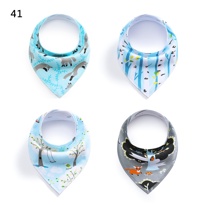 European and American Saliva Towel Children's Bib Baby Bib Fleece Cotton Triangular Binder Maternal and Infant Products European and American Saliva Towel Children's Bib Baby Bib Fleece Cotton Triangular Binder Maternal and Infant Products