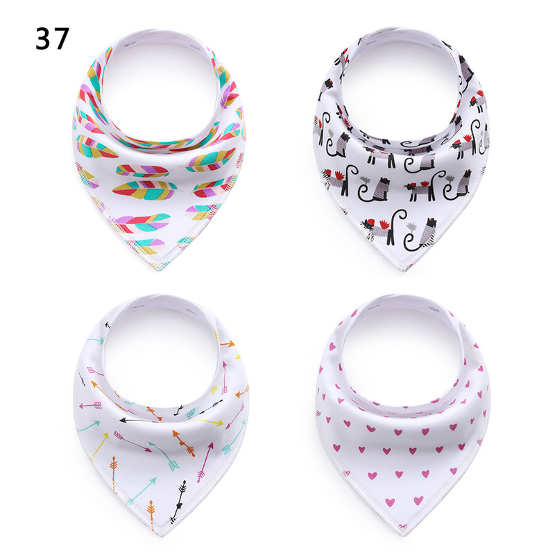 European and American Saliva Towel Children's Bib Baby Bib Fleece Cotton Triangular Binder Maternal and Infant Products European and American Saliva Towel Children's Bib Baby Bib Fleece Cotton Triangular Binder Maternal and Infant Products