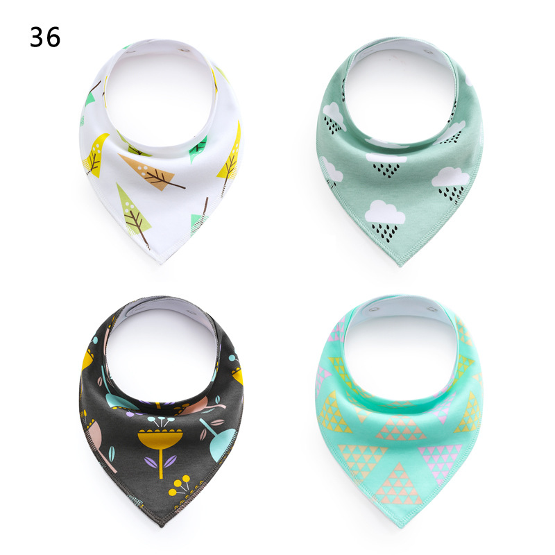European and American Saliva Towel Children's Bib Baby Bib Fleece Cotton Triangular Binder Maternal and Infant Products European and American Saliva Towel Children's Bib Baby Bib Fleece Cotton Triangular Binder Maternal and Infant Products