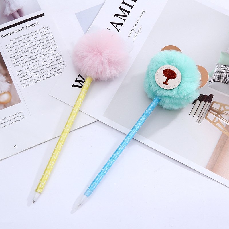Creative Cartoon Fur Ball Pen Multi-Color Hairy Ball Ballpoint Pen Student Prize Pompom Pen Customizable Factory Direct Sales Creative Cartoon Fur Ball Pen Multi-Color Hairy Ball Ballpoint Pen Student Prize Pompom Pen Customizable Factory Direct Sales