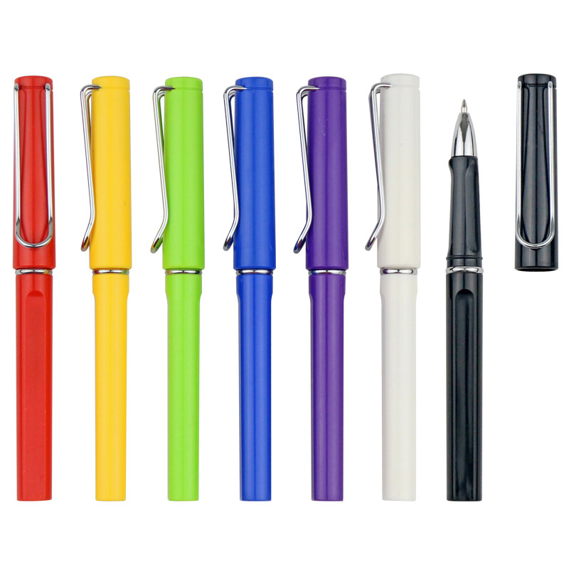 Advertising Marker Gel Pen Customized Printed Logo QR Code Ball Pen Customized Exhibition Gift Pen Business Signature Pen Lettering