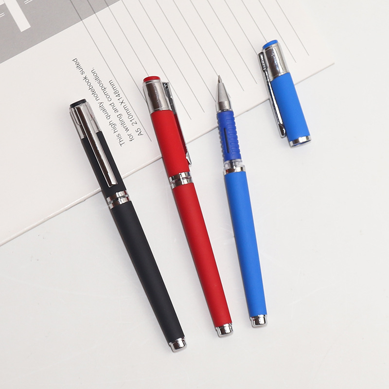 Advertising Marker Gel Pen Customized Printed Logo QR Code Ball Pen Customized Exhibition Gift Pen Business Signature Pen Lettering