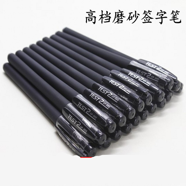 Gel Pen Student 0.5mm Black Refill Office Carbon Pen Signature Pen Ball Pen Wholesale Black Pen Bullet