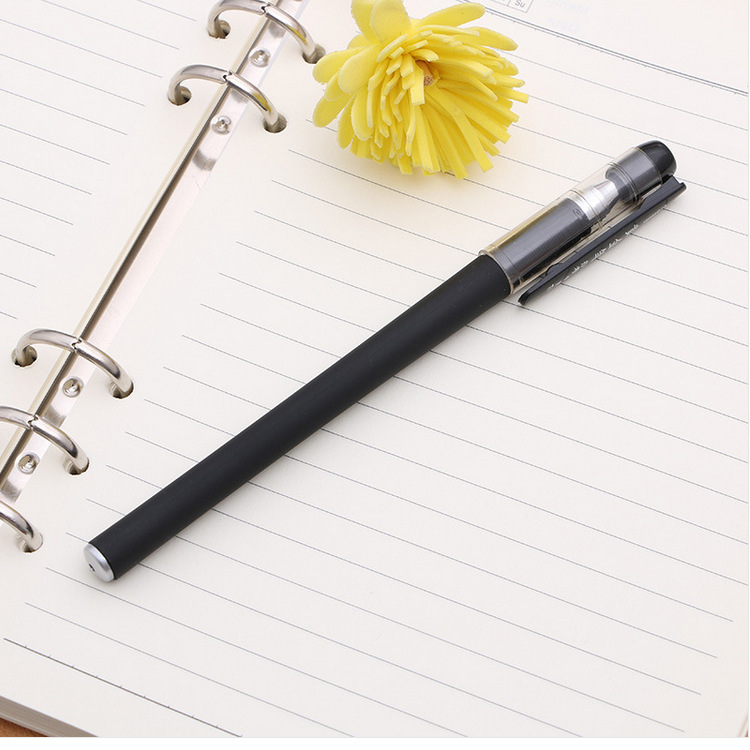 Gel Pen Student 0.5mm Black Refill Office Carbon Pen Signature Pen Ball Pen Wholesale Black Pen Bullet Gel Pen Student 0.5mm Black Refill Office Carbon Pen Signature Pen Ball Pen Wholesale Black Pen Bullet