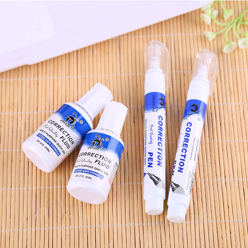 Factory Correction Fluid Creative Correction Fluid White Quick-Drying Wrong Questions Bunion Corrector Modification Correction Learning Stationery Can Be Customized