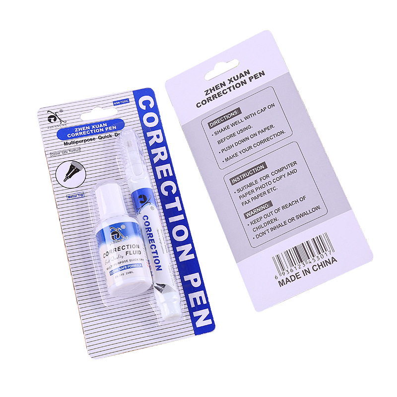 Factory Correction Fluid Creative Correction Fluid White Quick-Drying Wrong Questions Bunion Corrector Modification Correction Learning Stationery Can Be Customized