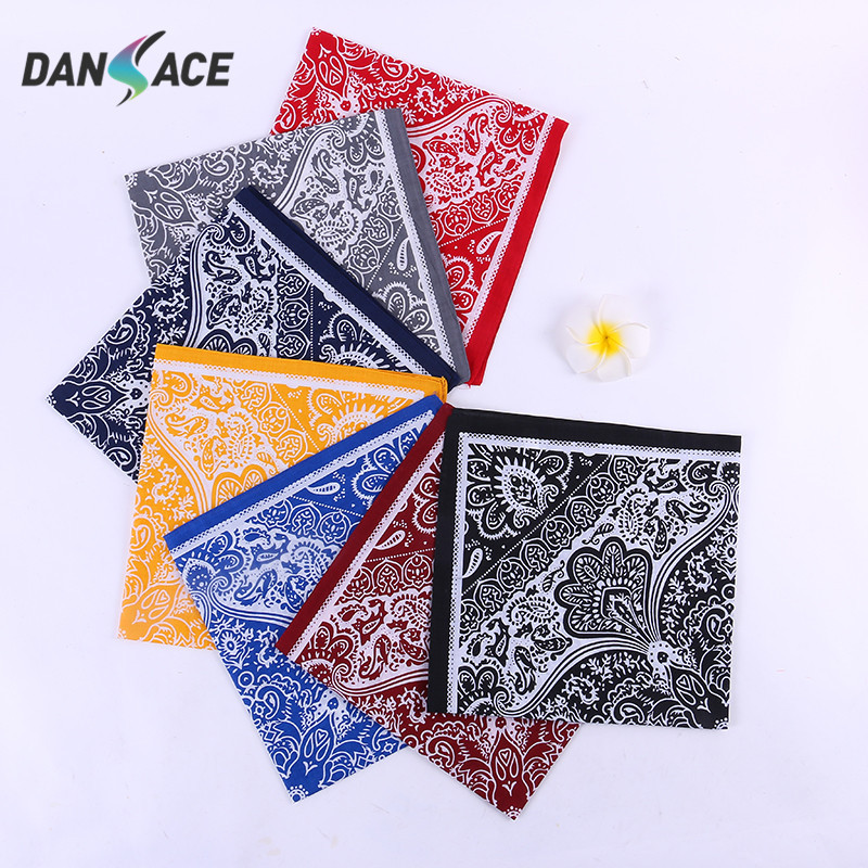55cm Paisley Gradient Printing Scarf Square Cotton Outdoor Sports Cycling Headscarf Triangular Binder Customizable 55cm Paisley Gradient Printing Scarf Square Cotton Outdoor Sports Cycling Headscarf Triangular Binder Customizable