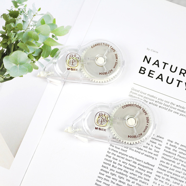 Brand Stationery 58304 Correction Tape 30 M Correction Tape Correction Correction Fluid White Student Office Correction Tape