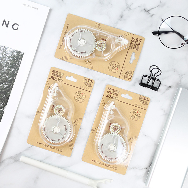 Brand Stationery 58304 Correction Tape 30 M Correction Tape Correction Correction Fluid White Student Office Correction Tape