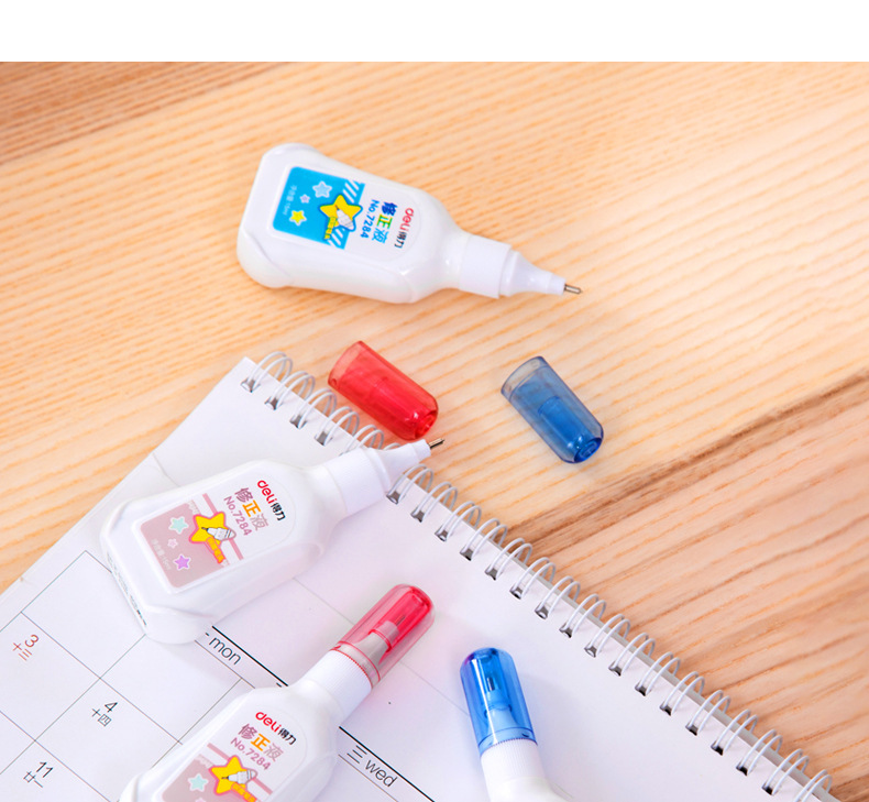 Deli Stationery 7284 Office Creativity Correction Fluid Correction Liquid Cute Student Use Correction Fluid 15ml Correction Fluid Deli Stationery 7284 Office Creativity Correction Fluid Correction Liquid Cute Student Use Correction Fluid 15ml Correction Fluid