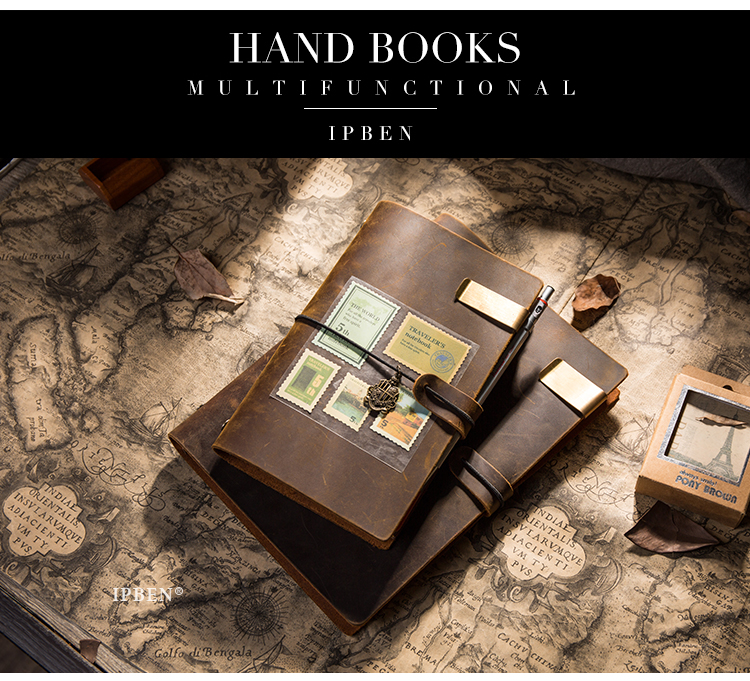 Handmade First Layer Leather Book Genuine Leather Hand Account Binder Notebook Retro Nostalgic Travel Diary Book A5a6a7