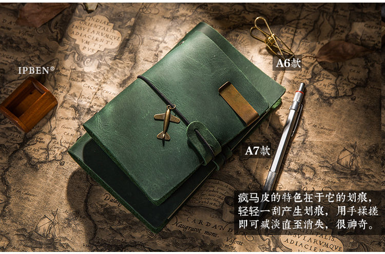 Handmade First Layer Leather Book Genuine Leather Hand Account Binder Notebook Retro Nostalgic Travel Diary Book A5a6a7