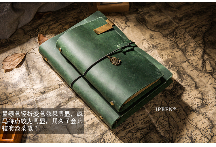 Handmade First Layer Leather Book Genuine Leather Hand Account Binder Notebook Retro Nostalgic Travel Diary Book A5a6a7