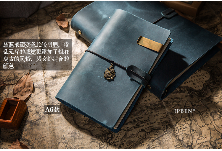 Handmade First Layer Leather Book Genuine Leather Hand Account Binder Notebook Retro Nostalgic Travel Diary Book A5a6a7