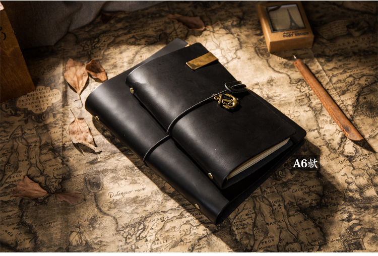 Handmade First Layer Leather Book Genuine Leather Hand Account Binder Notebook Retro Nostalgic Travel Diary Book A5a6a7