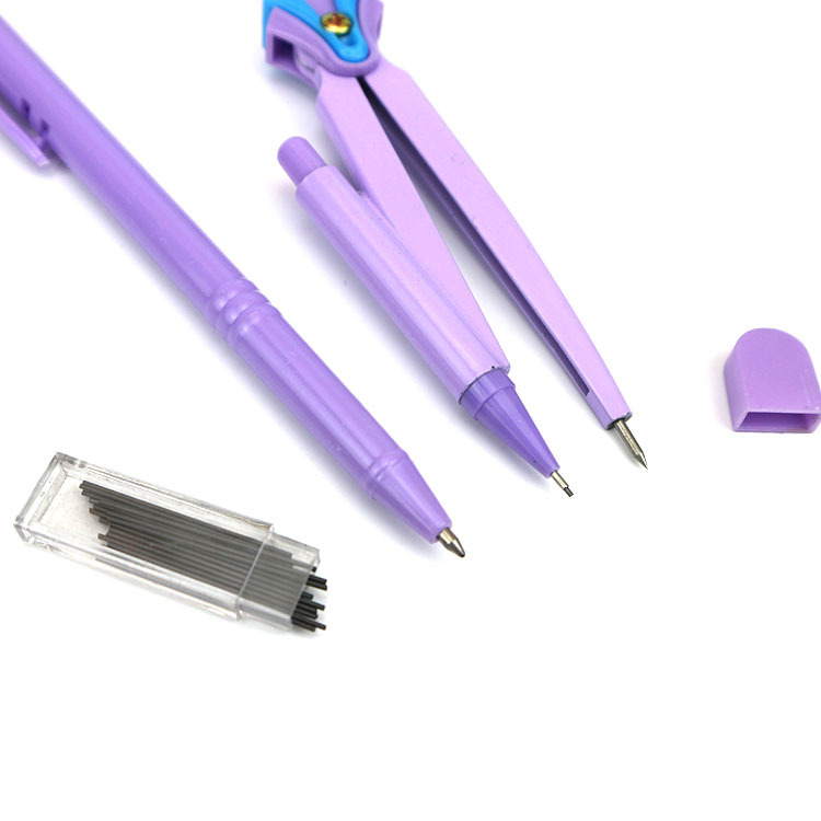Primary and Secondary School Students Compasses plus Ruler Sets Stationery Combo 8 Sets Wholesale Plastic Painting Tool Propelling Pencil Exam Primary and Secondary School Students Compasses plus Ruler Sets Stationery Combo 8 Sets Wholesale Plastic Painting Tool Propelling Pencil Exam