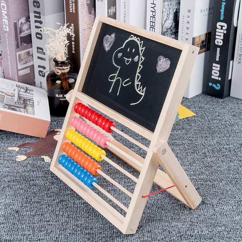 Children&#039;s Drawing Board Erasable Household Small Blackboard Easel Learning Writing Whiteboard Magnetic Ball Pen Dust-Free Baby Doodle