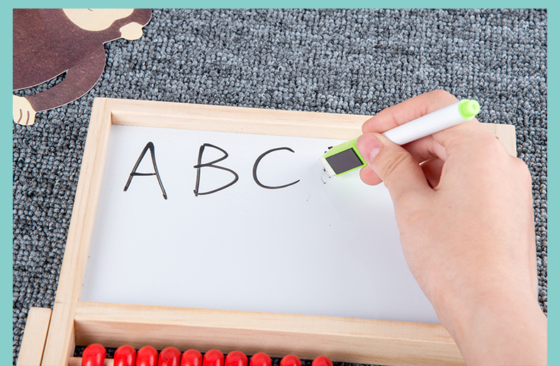 Children's Drawing Board Erasable Household Small Blackboard Easel Learning Writing Whiteboard Magnetic Ball Pen Dust-Free Baby Doodle Children's Drawing Board Erasable Household Small Blackboard Easel Learning Writing Whiteboard Magnetic Ball Pen Dust-Free Baby Doodle