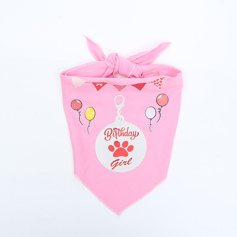 Factory Direct Supply Pet Supplies Wholesale Dog Supplies Pet&#039;s Saliva Towel Spot Color Checked Cloth Triangular Binder