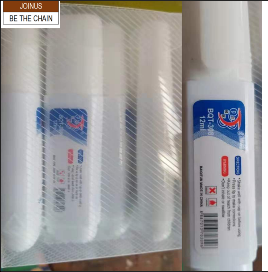  12ML BQT-308 CORRECTION PEN FLUID AF-3796
