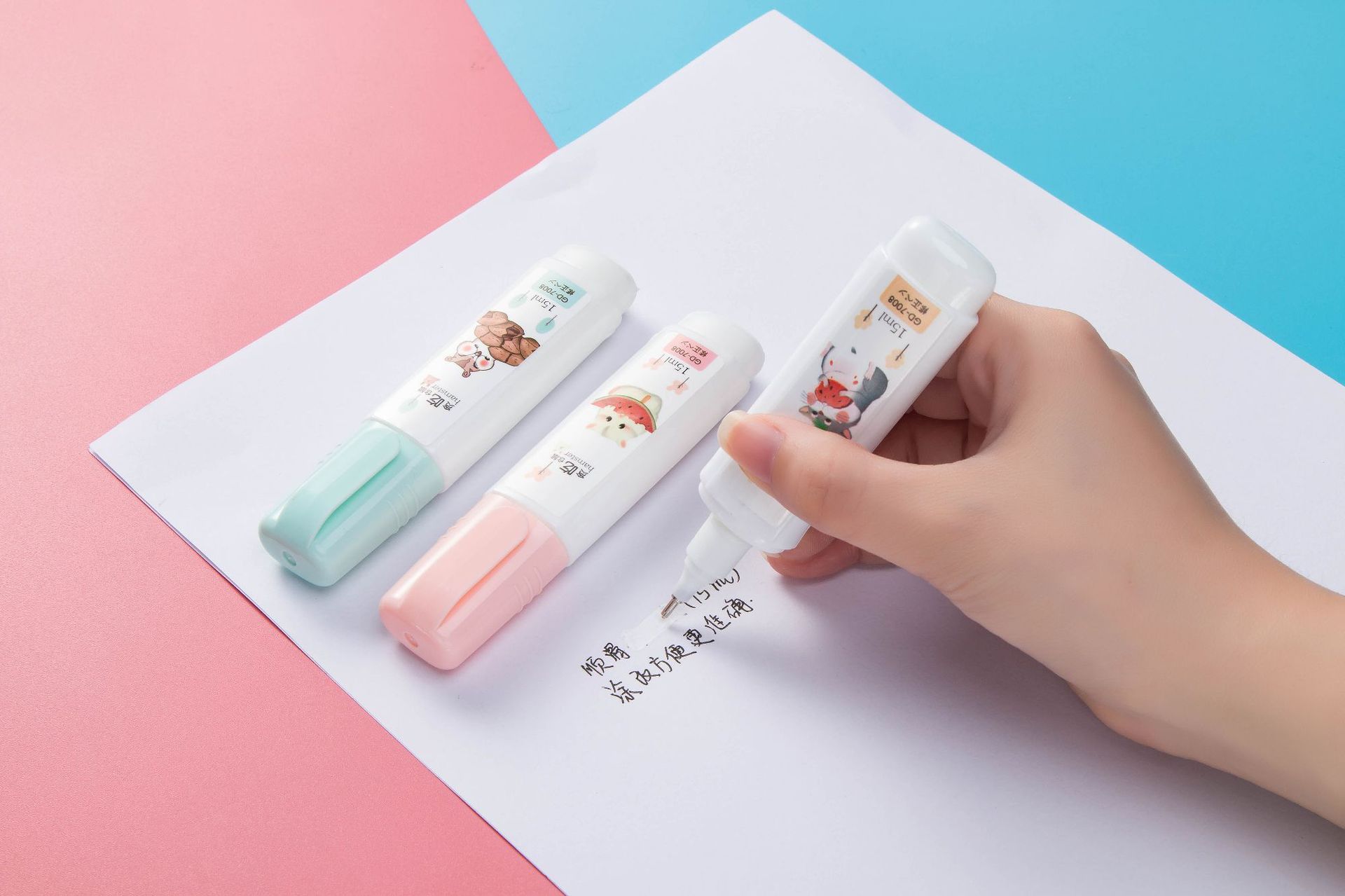 Cartoon Correction Fluid Correction Fluid Student Steel Head Correction Fluid Study Stationery Pen Shape Correction Fluid Wholesale Cartoon Correction Fluid Correction Fluid Student Steel Head Correction Fluid Study Stationery Pen Shape Correction Fluid Wholesale