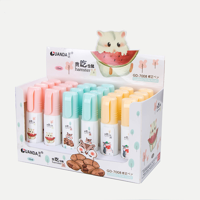 Cartoon Correction Fluid Correction Fluid Student Steel Head Correction Fluid Study Stationery Pen Shape Correction Fluid Wholesale Cartoon Correction Fluid Correction Fluid Student Steel Head Correction Fluid Study Stationery Pen Shape Correction Fluid Wholesale