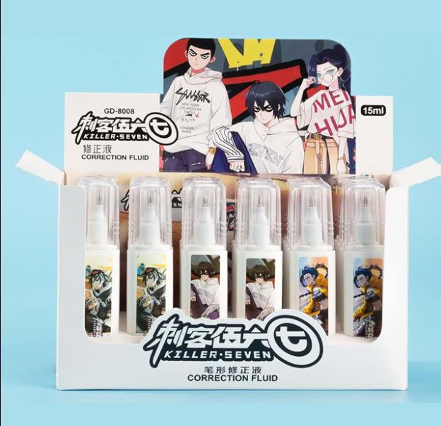 Cartoon Correction Fluid Correction Fluid Student Steel Head Correction Fluid Study Stationery Pen Shape Correction Fluid Wholesale Cartoon Correction Fluid Correction Fluid Student Steel Head Correction Fluid Study Stationery Pen Shape Correction Fluid Wholesale